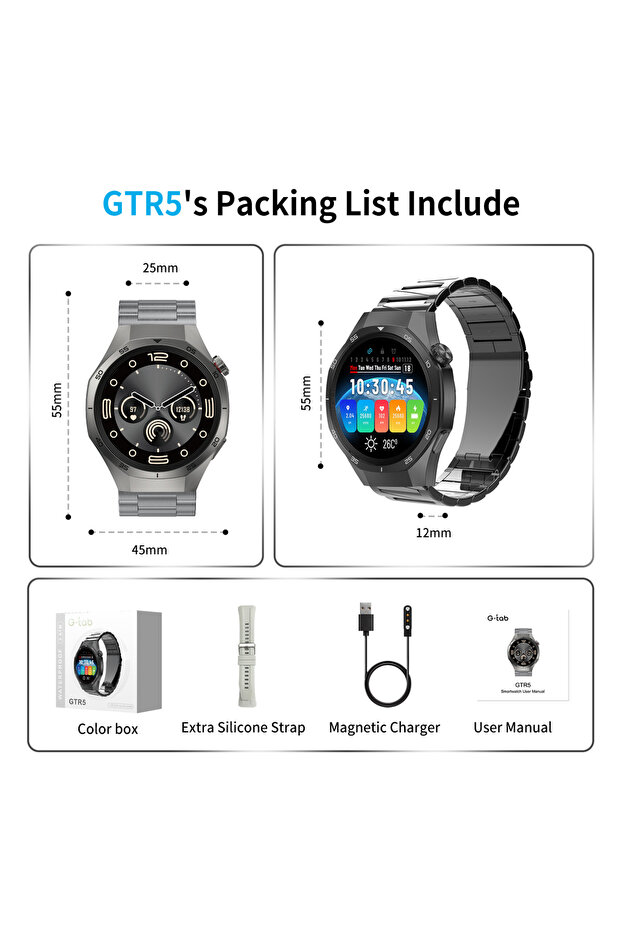 GTR5 Smart Watch - 6