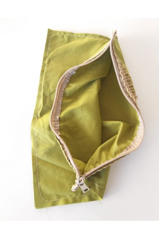 20X30 Cm, Standing, with Zipper, Green Lining