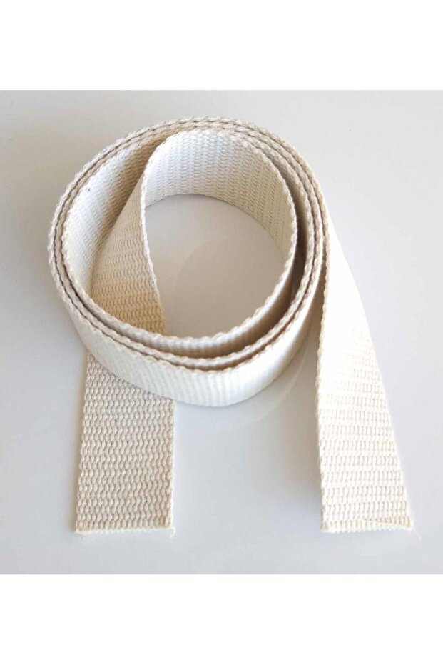 4 Cm Cotton Column 1 Meter Cream Color