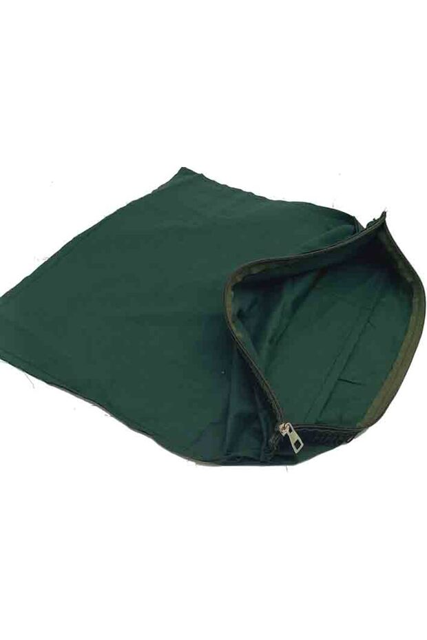 38X38 cm Sewn Zippered Lining Dark Green