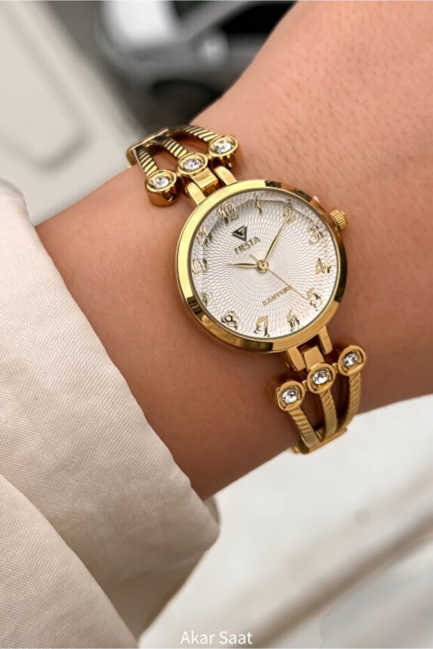 F24069L Metal Band Women's Wristwatch