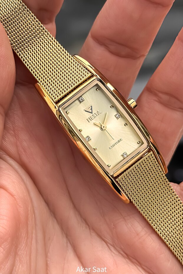 F25027L Women's Wristwatch with Metal Mesh Strap