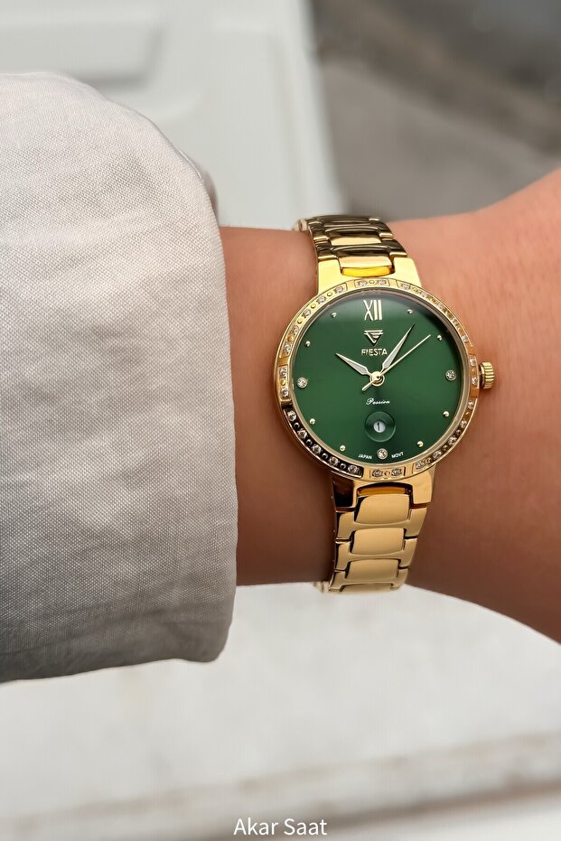 F-2707 Steel Strap Women's Wristwatch