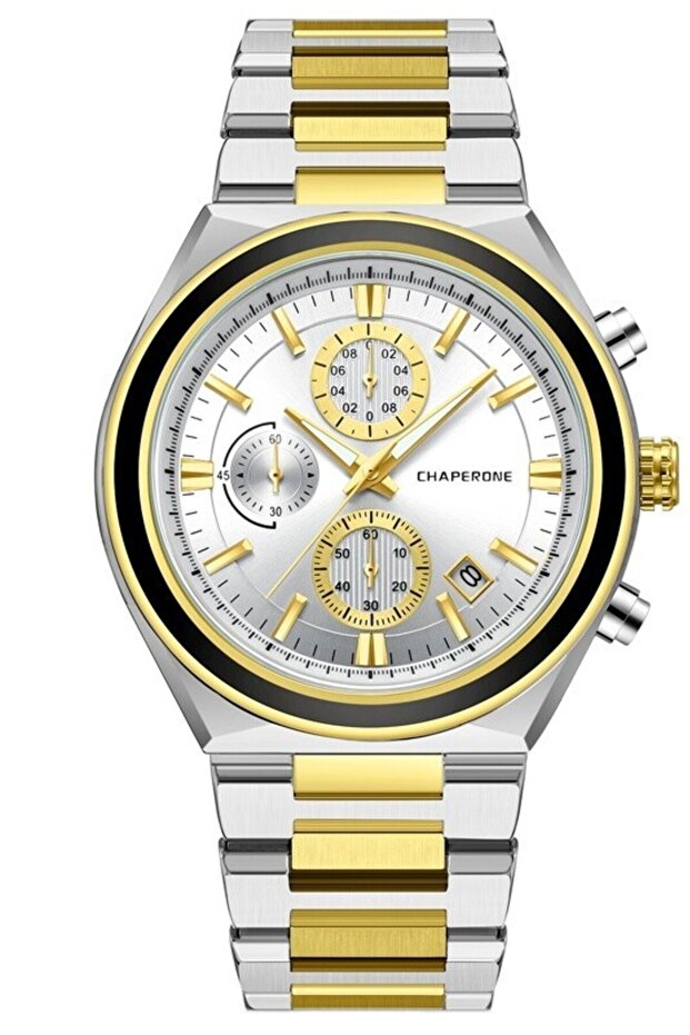Ch155M Men's Wristwatch with Metal Band