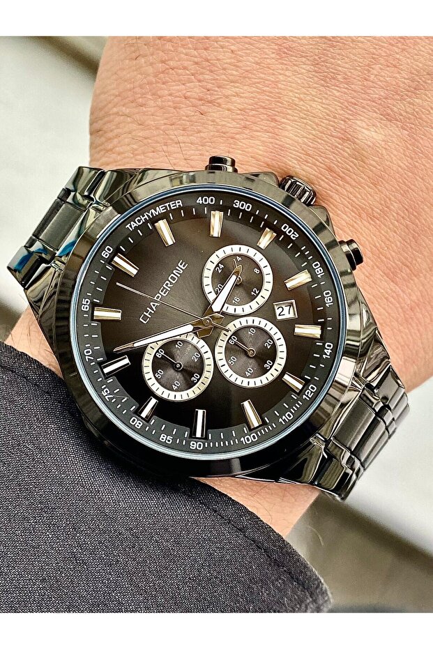 Ch166M Men's Wristwatch with Metal Band