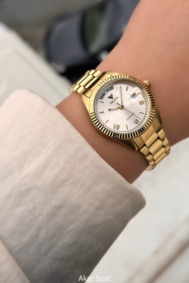 F21077L Women's Wristwatch with Steel Strap