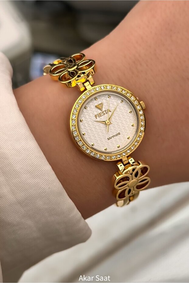 Fs003 Women's Wristwatch with Steel Cord