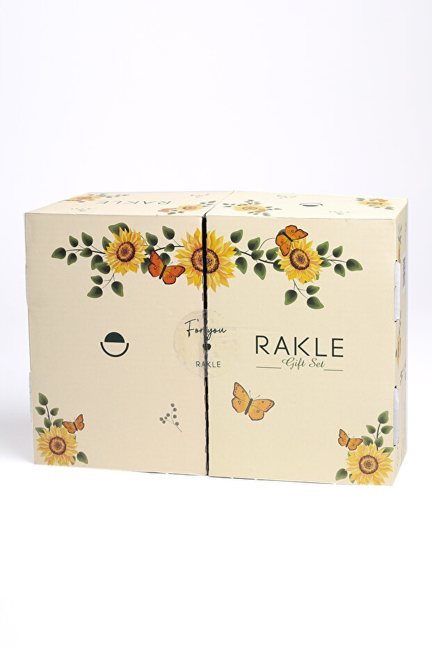 Sun Flower Stackable 3'lü Hediye Seti 180 cc - 6