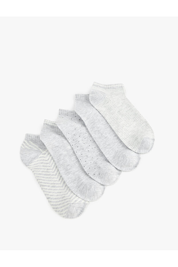 5-Piece Booties Socks