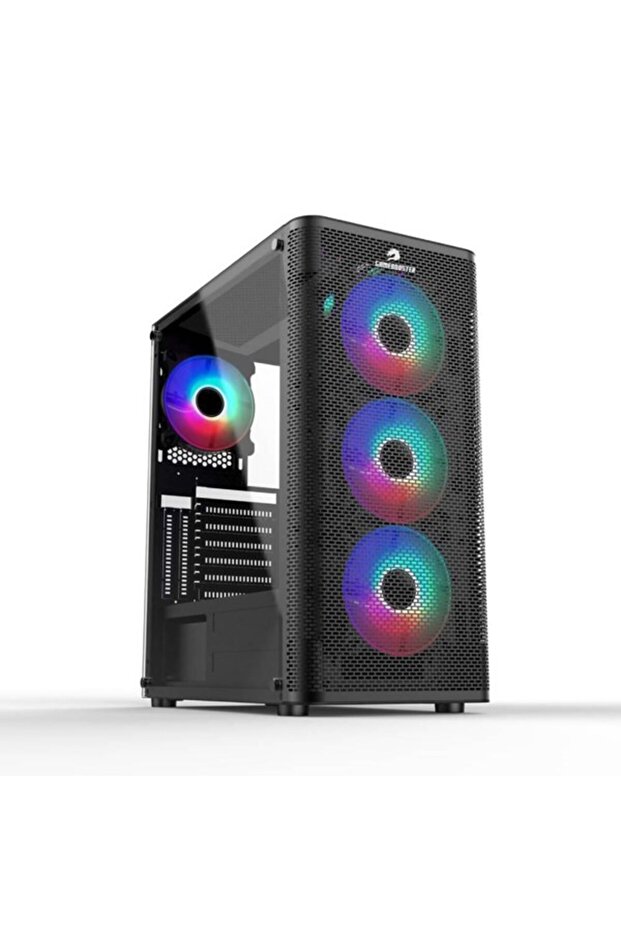 هيكل الكمبيوتر الشخصي GAMEBOOSTER GB-M206B GAMEBOOSTER GAMEBOOSTER GB-M206B للألعاب متوسط البرج