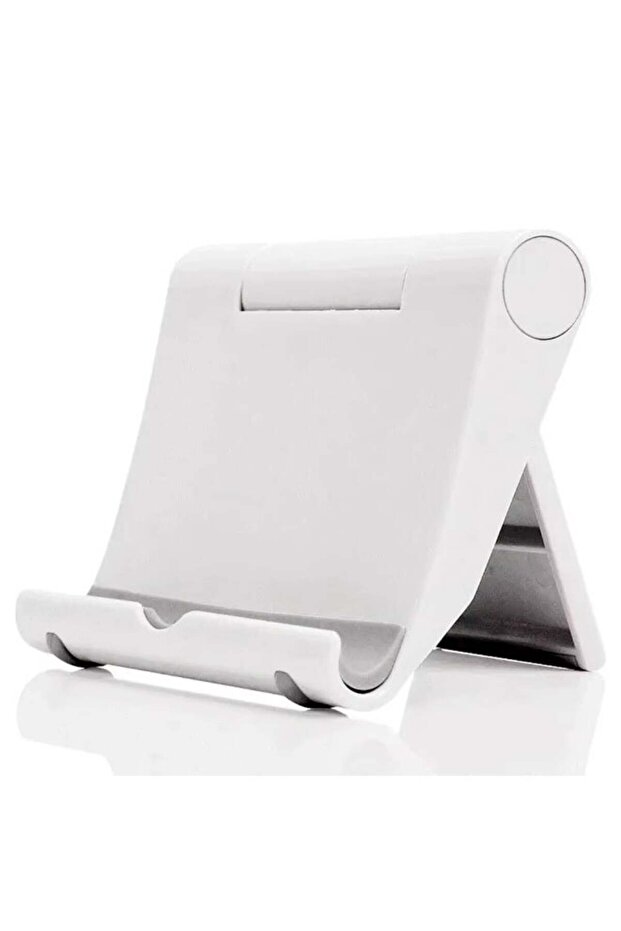 Foldable Desktop Phone & Tablet Stand with Multi-Angle Rotation for Office, Home & Live Streamin