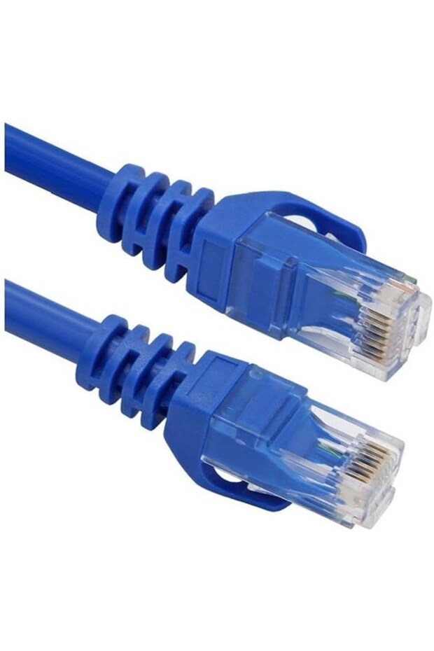 ODS 1 متر CAT6 Utp LSZH كابل تصحيح أزرق نحاسي نقي (10 عبوات)