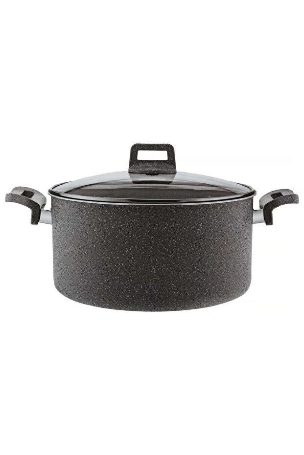 Granite Casserole, 30 cm, Light Grey