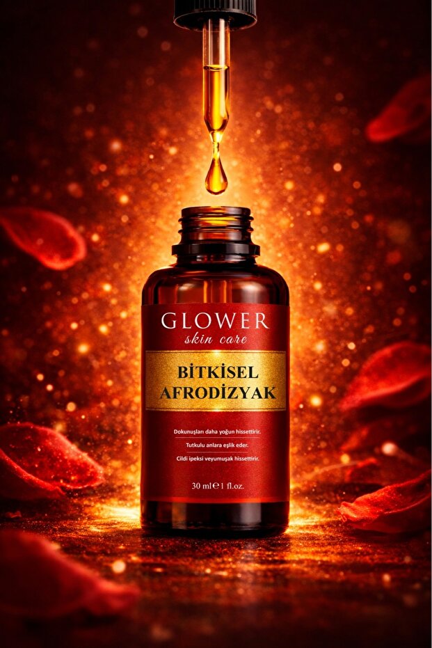 GLOWER SKİN CARE BİTKİSEL Afrodi.zyak i.stek a.rttırıcı u.yarıcı serum 30 ml