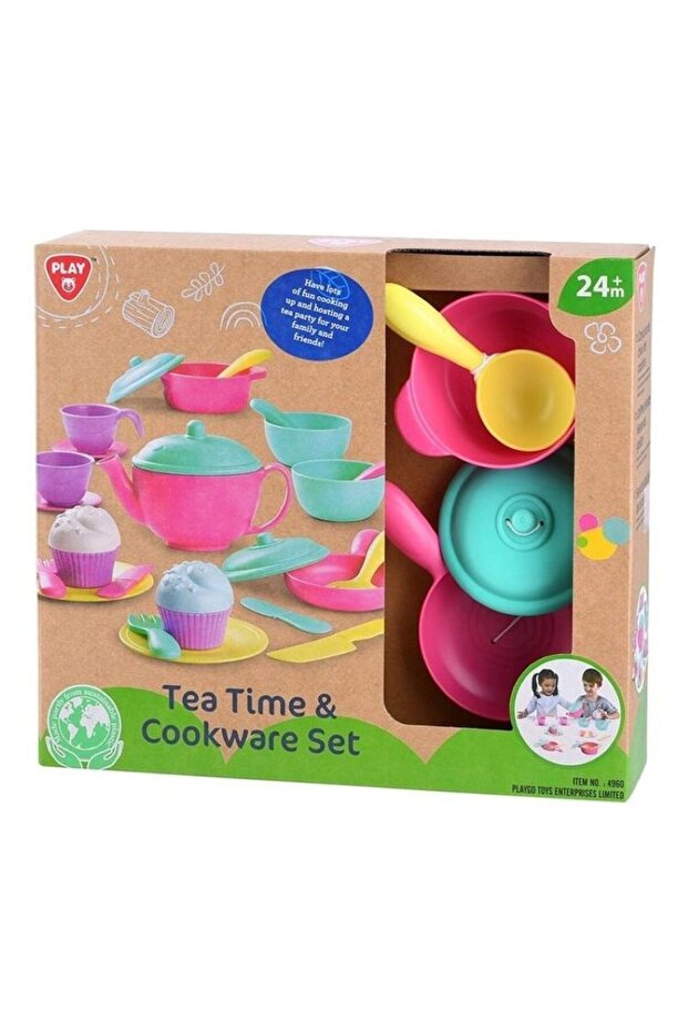 BIO-BASED PLASTIC - TEA TIME & COOKWARE SET - 24 PCS - 1