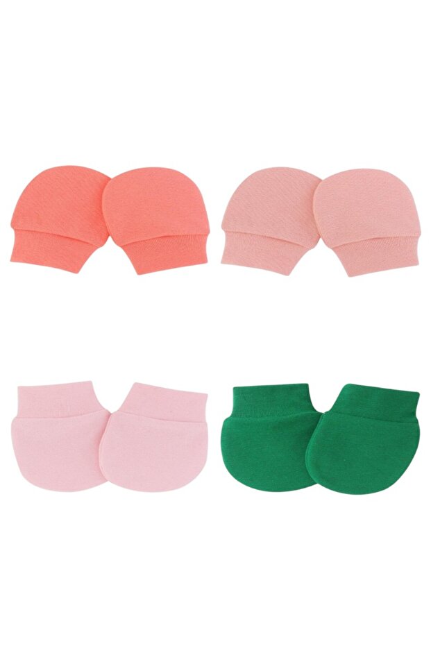 - 4 pcs Little Snuggles Mittens - 0M to 6M