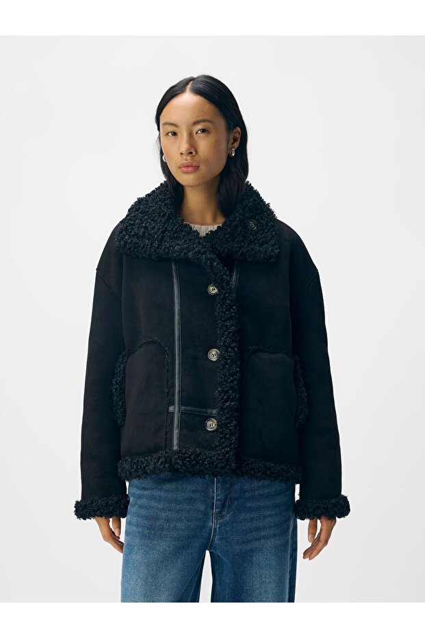 Jacke Lammfellimitat - 1