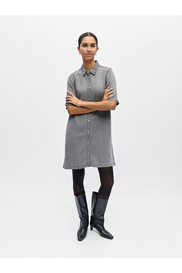Minikleid Denim - 4