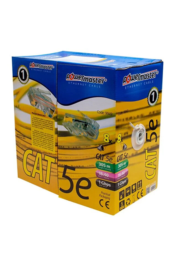 كابل إيثرنت Cat5 بطول 305 متر