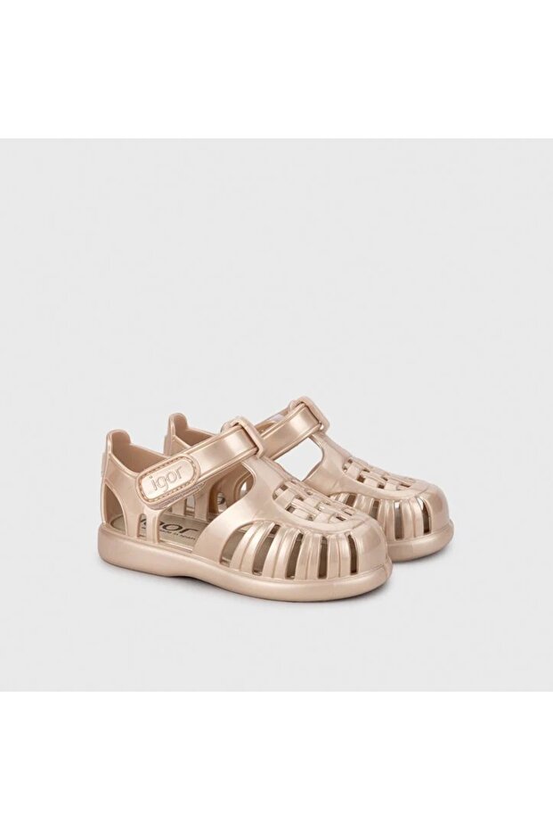 Tobby Girls' Platinum Sandals S10366