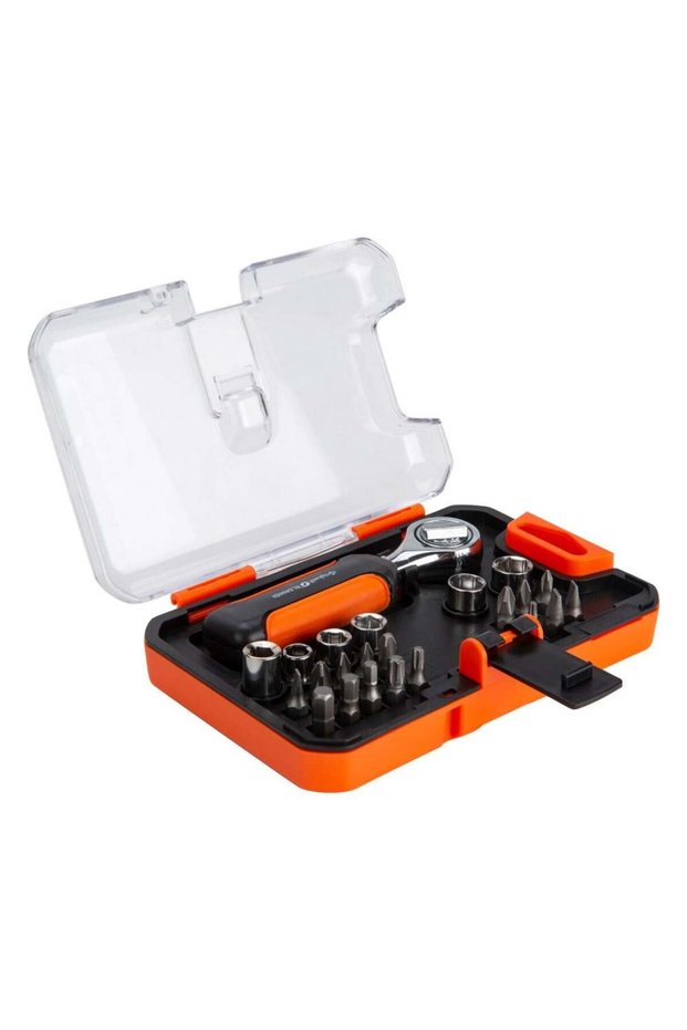 Multi-Function Wrench Set, Orange, 23-Piece Set