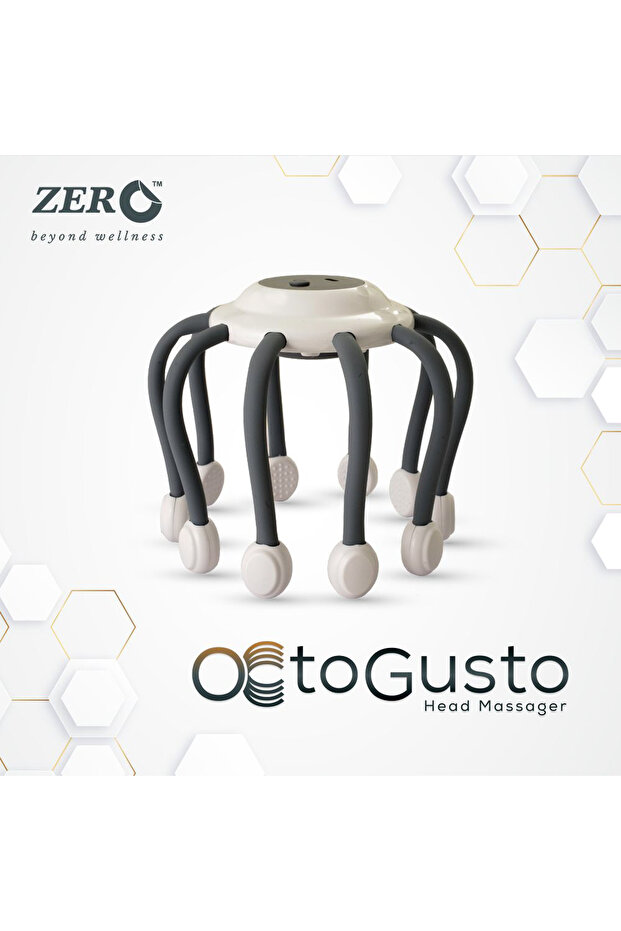 Octogusto Electric Head Massager with 5 Modes for Stress Relief and Better Sleep