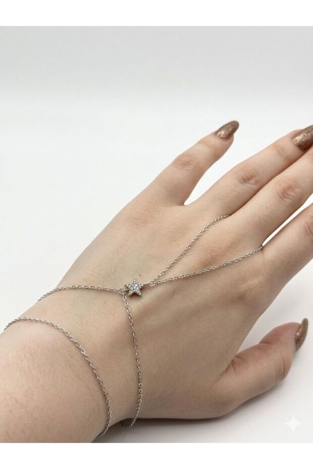 Minimal Star Detailed Shahmeran Bracelet