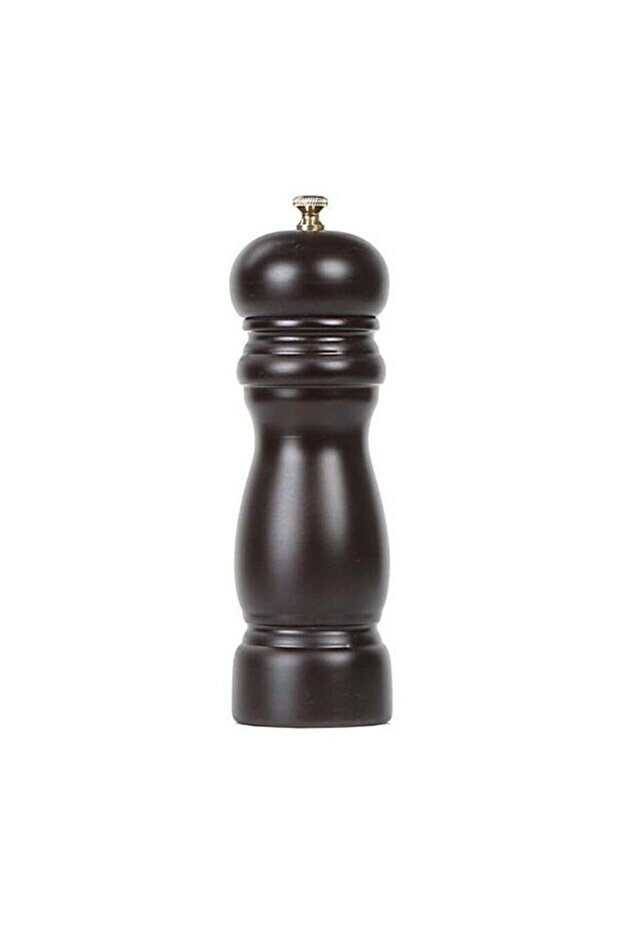 Black Pepper Mill Wooden Salt Mill with Ceramic Blade 21 cm