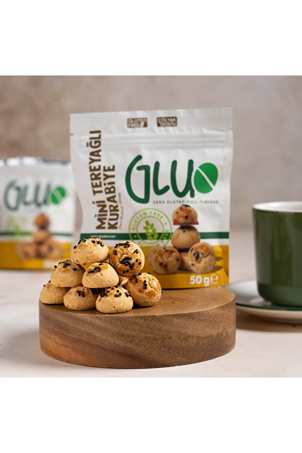 Glutensiz Mini Tereyağlı Kurabiye - 1