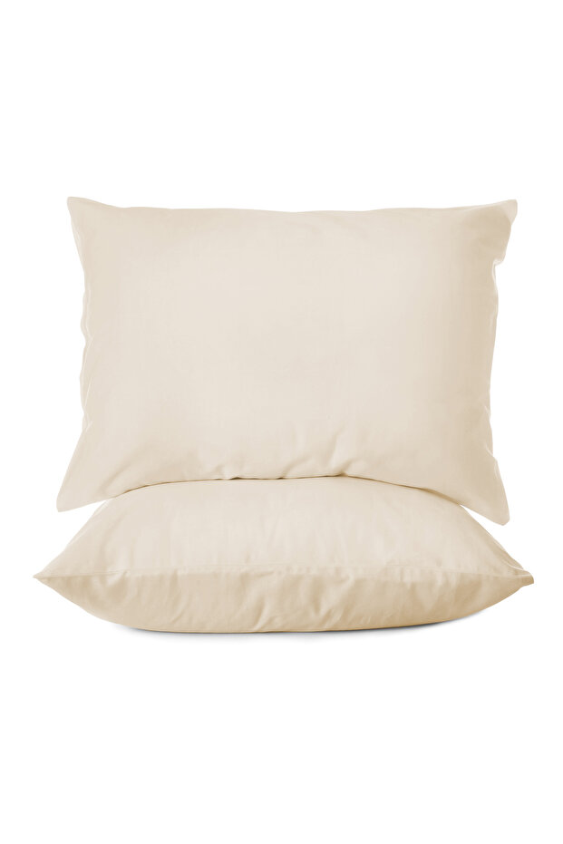 100% Cotton Satin 200 Tc (80 Thread) Set of 2 Pillowcases - 50X70 cm