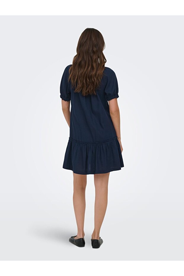 Rochie scurtă de in ONLGOA - 4