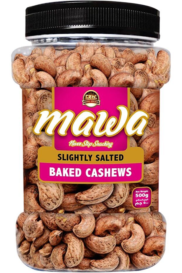 Slightly Salted Baked Cashew Nuts with Skin 500g
