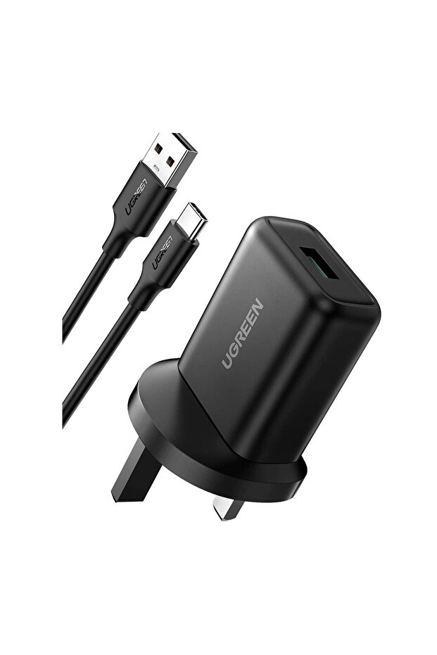 QC 3.0 Fast Charging Power UK Adapter