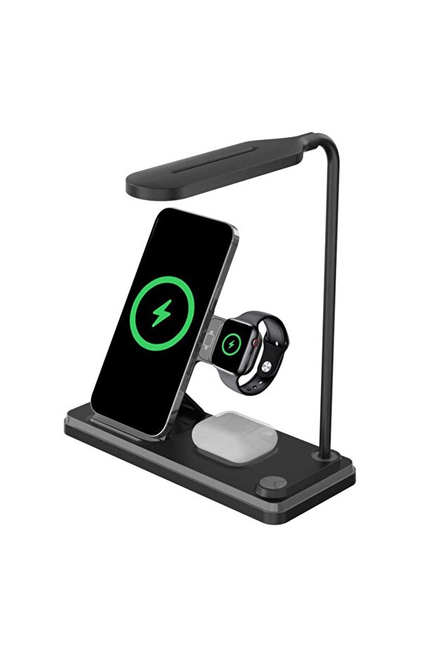 4 in 1 Wireless Charger with LED Lamp