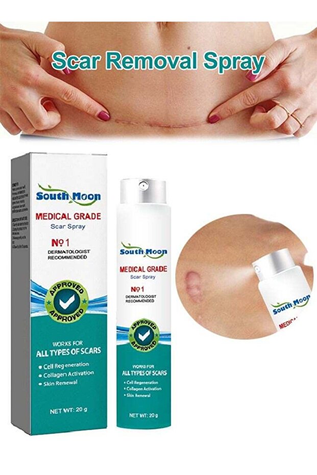 Medical Grade Scar Spray, Reduce Scars and Smooth Skin 20g