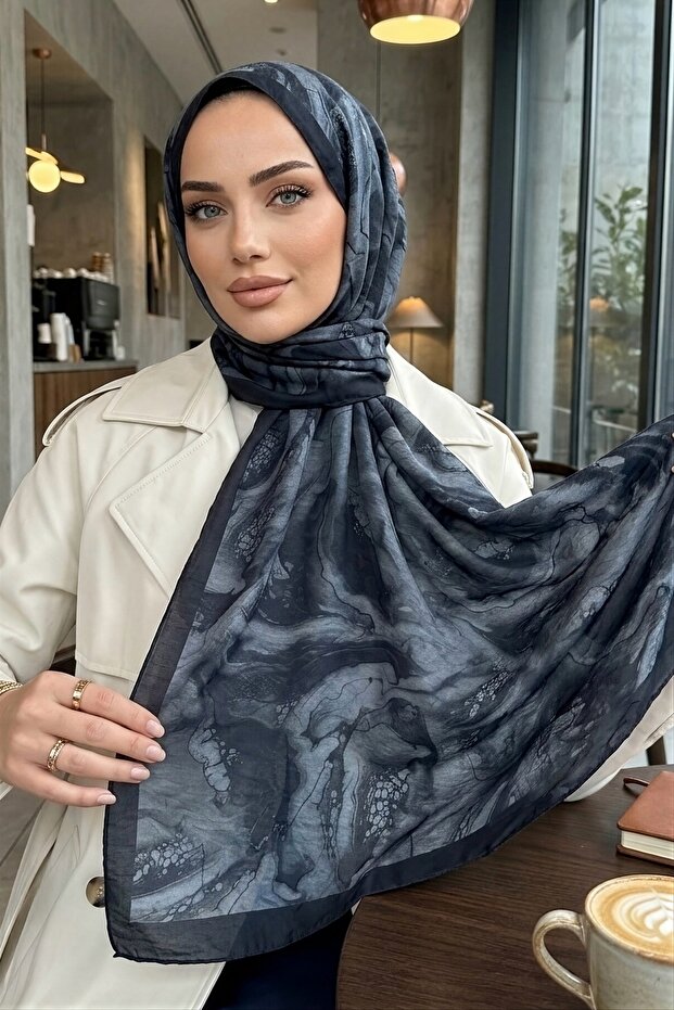 Black Smoked İpekhan Seren Shawl