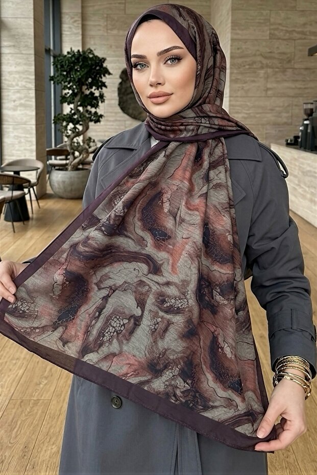 Mürdüm İpekhan Seren Shawl