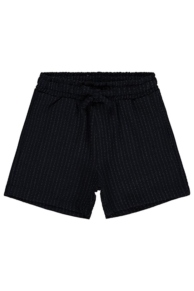 Textured Shorts for Ages 2-5 - Navy Blue
