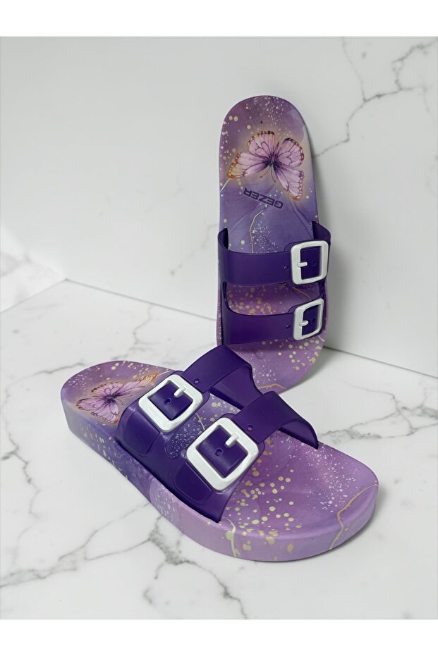 Anatomical Sole Adjustable Buckle Beach Pool Balcony Terrace Bathroom Home and Street Slippers