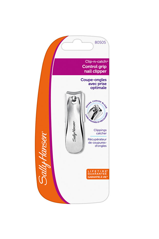Clip 'n catch - Control Grip Nail Clipper w/Catcher