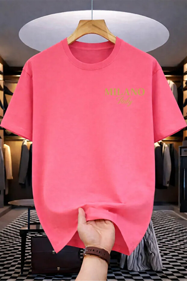 Unisex Crew Neck Oversize Cotton T-Shirt