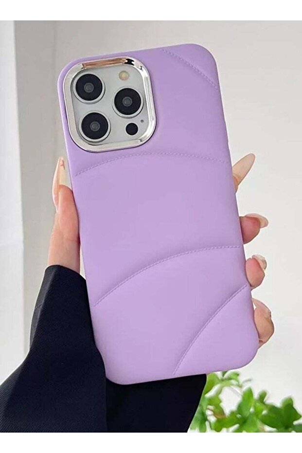 Case for iPhone 15 Pro Electroplating Liquid Down Jacket TPU Phone Case