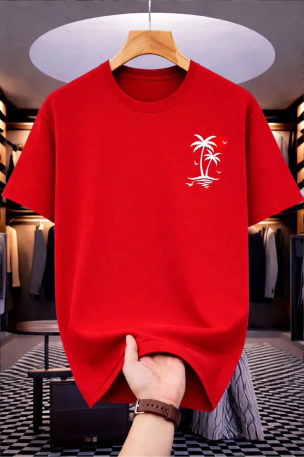 Unisex Crew Neck Oversize Cotton T-Shirt