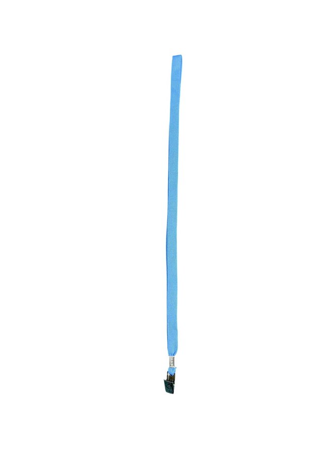 Id card lanyard with clip - flat style