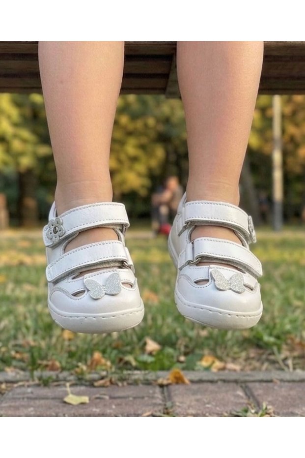 Leather and Orthopedic Sole Baby Girl Casual Shoes