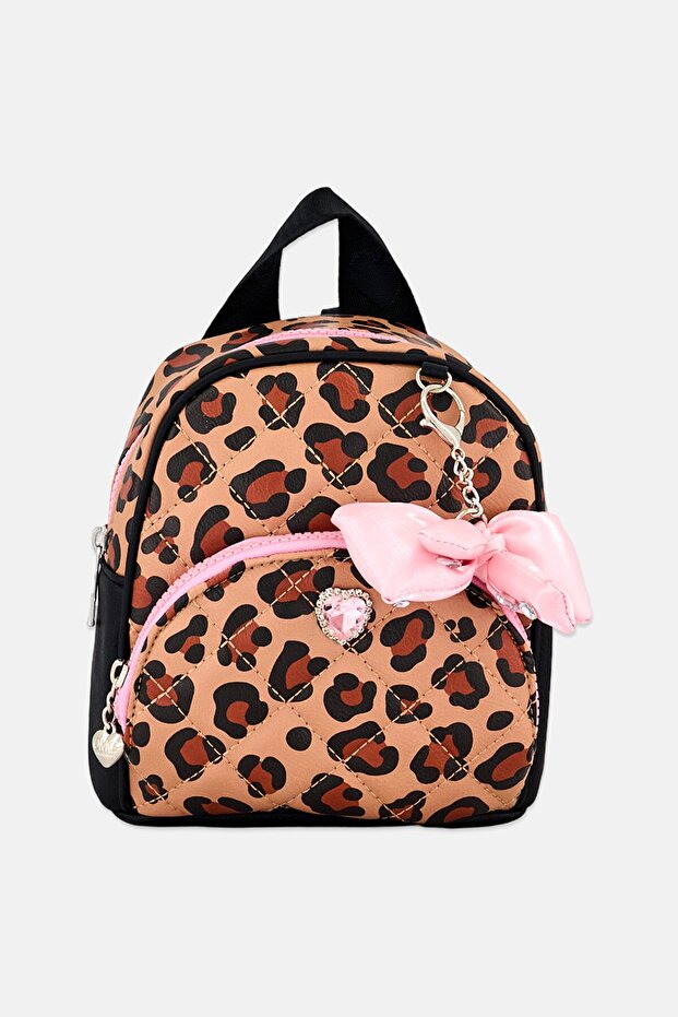 Kids Girl Animal Print Mini Backpack, Multicolor