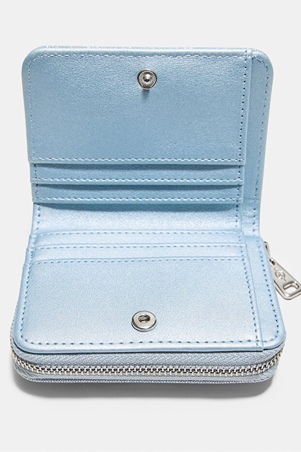 Simli fermuarlı cüzdan - 3