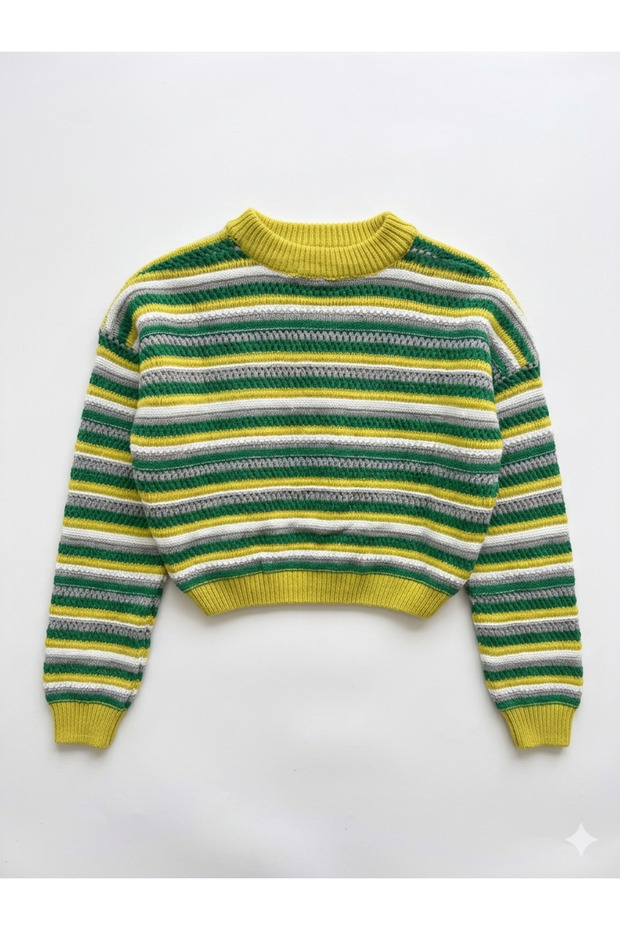 Örme crop kazak