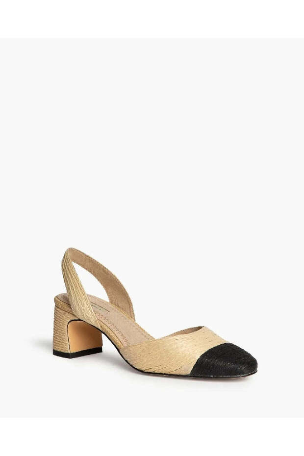 SLING-BACK IN RAFFIA - 2