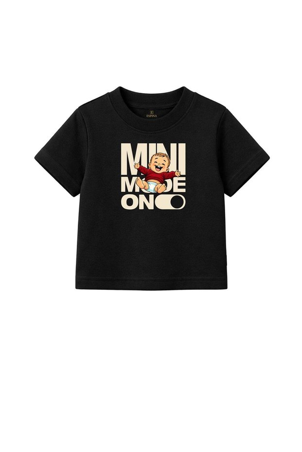 Men's Mini Mode on Printed Baby/Child T-Shirt